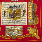 Hermes Carre 90 in Salzburg Red Scarf Silk — view 3