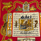 Hermes Carre 90 in Salzburg Red Scarf Silk — view 4