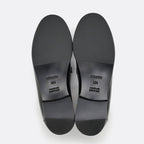 Hermes D'estaing Moccasins Loafers Z Size 38 1 2 Black Studs — view 6