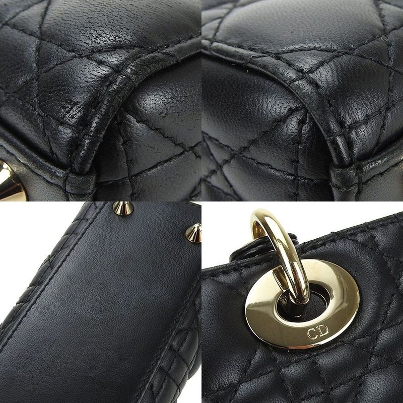 Christian Dior 2way Handbag Shoulder Lady Cannage My Abc Small — view 2
