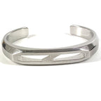 Hermes Bangle Delta Cuff SS Silver — view 9