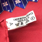 Hermes Carre 90 Scarf Silk 100% Kimono and Inro Red — view 9