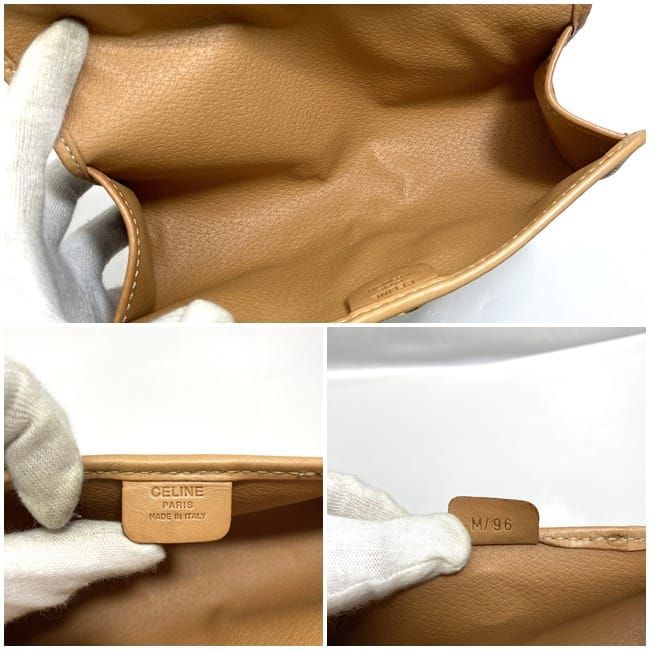 Celine Pouch Brown Macadam Leather — view 2