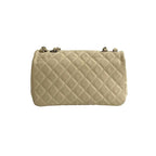 Chanel Cruise Collection Quilted Canvas Shoulder Bag