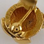 Chanel Coco Mark Vintage Gold Plated 11.2 g Earrings — view 8