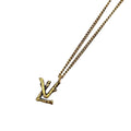 Louis Vuitton LV Twig Gold Plated Necklace
