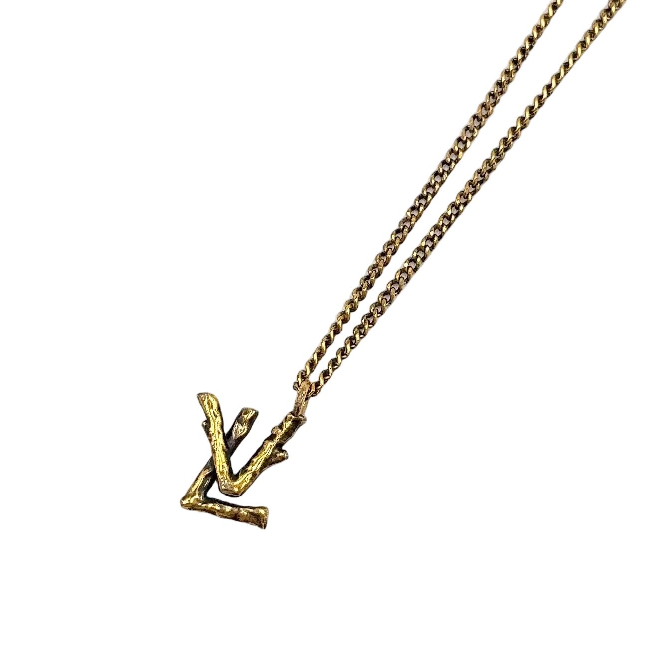 Louis Vuitton LV Twig Gold Plated Necklace