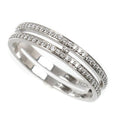 Hermes 18K White Gold Arianne PM Diamond Ring