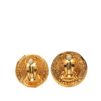 Chanel Quilted Coco Mark Gold Plated Earrings — view 3