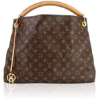 Louis Vuitton Monogram MM Shoulder Bag Brown Gold Artsy