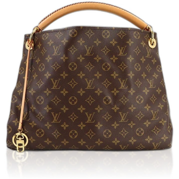 Louis Vuitton Monogram MM Shoulder Bag Brown Gold Artsy