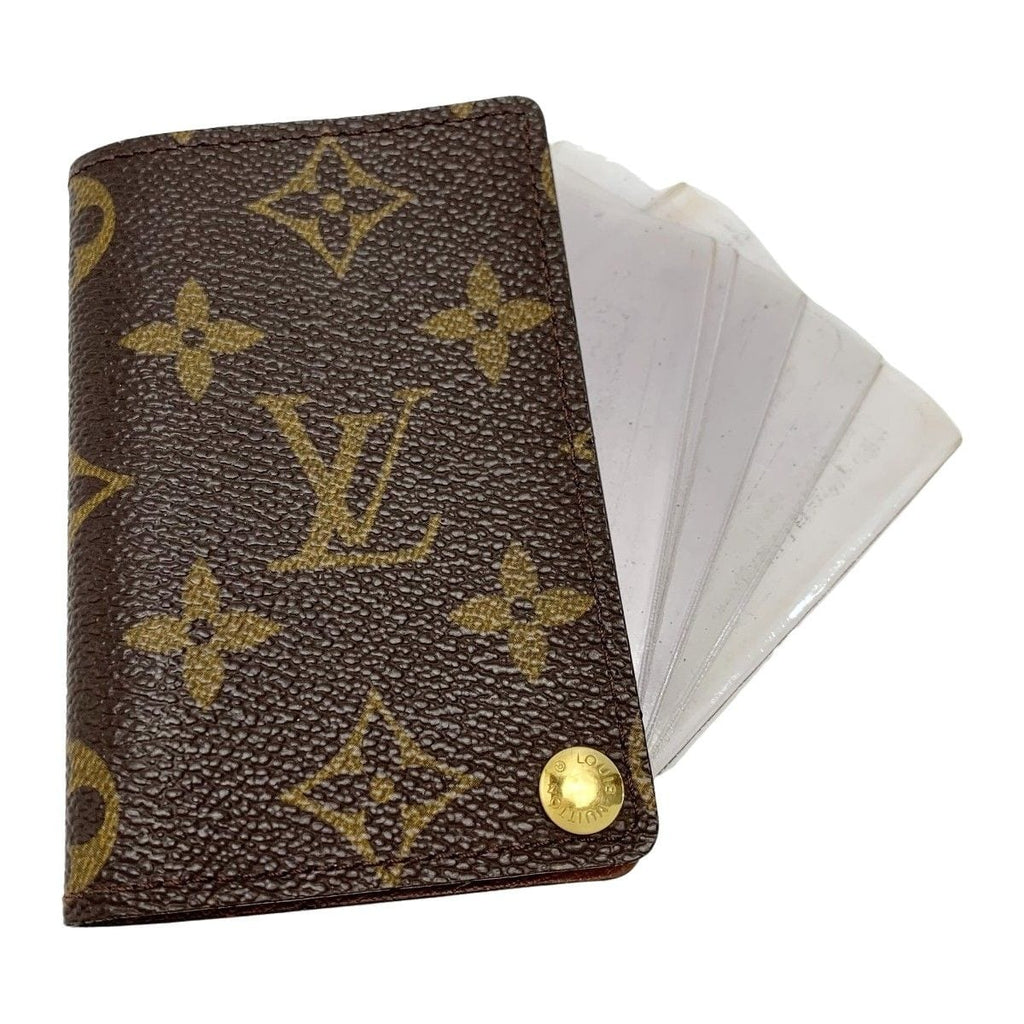 Louis Vuitton Monogram Card Holder Credit Press Ion Case