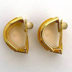 Hermes Earrings Gold GP Cloisonne — view 4