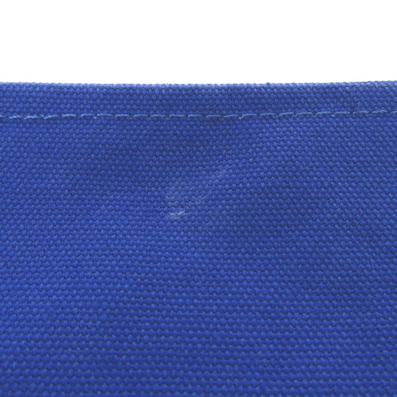 Hermes Flat Pouch MM Canvas Blue 0275 — view 5