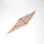 Hermes Pleated Carre Scarf Mughal Dynasty Horse Pink Beige — view 6