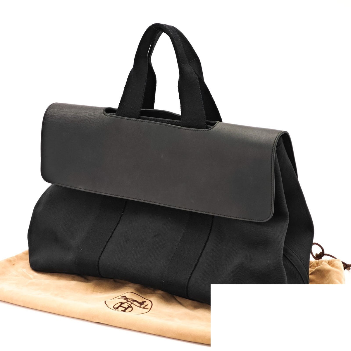 Hermes Valparaiso MM Bag Handbag Black Noir Bag