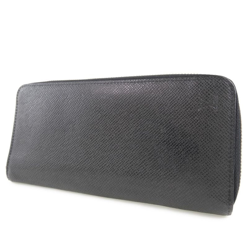 Louis Vuitton Zippy Wallet Vertical Taiga Black Ca1103 Long — view 2