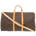 Louis Vuitton Keepall Bandouliere 55 Monogram Boston Bag