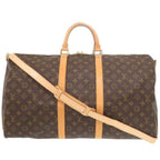 Louis Vuitton Keepall Bandouliere 55 Monogram Boston Bag