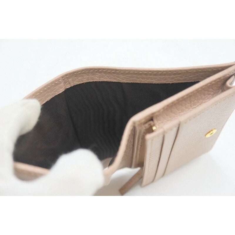 Gucci Bifold Wallet GG Marmont Leather Pink Beige — view 5