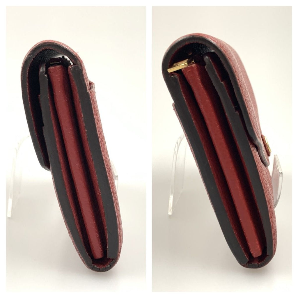 Louis Vuitton Monogram Empreinte Portefeuille Sarah Bifold Wallet Red — view 4