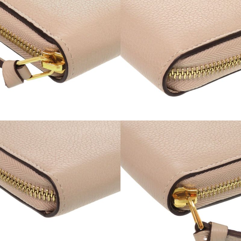 Louis Vuitton Zippy Lock Me Leather Glaze Long Wallet 0858 — view 4