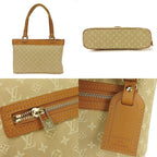 Louis Vuitton Tote Bag Lucille Monogram Mini Beigecanvasscuff Leather — view 3