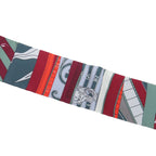 Hermes Twilly Multicolor Silk Astrologie Nouvelle New Astrology Scarf — view 4