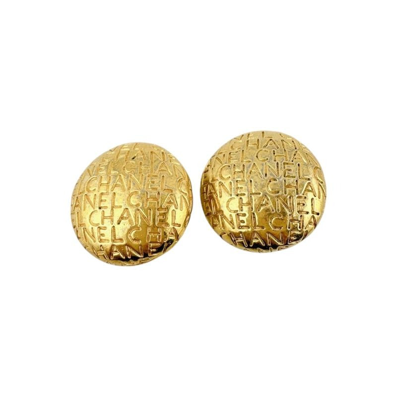 Chanel Vintage Earrings Round — view 2