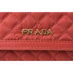 Prada Long Wallet with Pass Case 1 M1132 Quilted Nylon — view 9