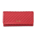 Prada Long Wallet with Pass Case 1 M1132 Quilted Nylon