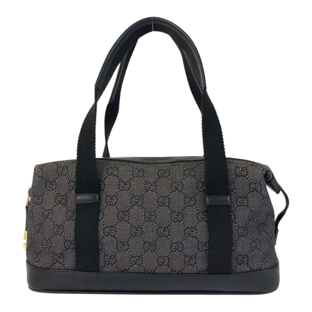Gucci Black Gold Hardware GG Canvas 92734 Tote