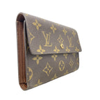 Louis Vuitton Trifold Wallet Monogram Porte Tresor Loue Tuy Papier Brown — view 2