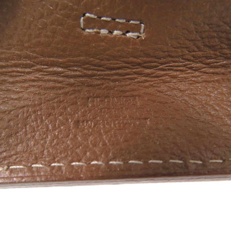 Hermes Omenitu Evercalf Brown Shoulder Bag 1053 — view 7