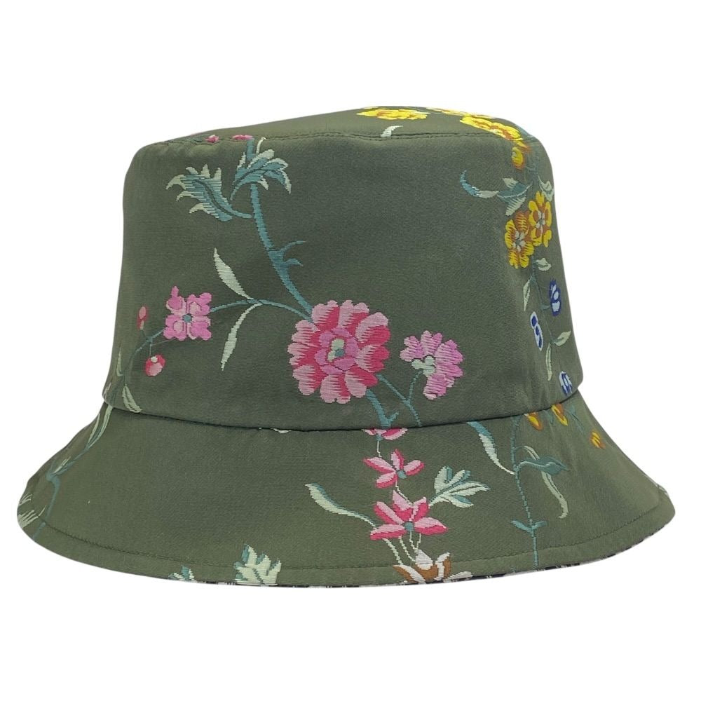 Dior Teddy-D Oblique Trotter Bucket Hat Reversible Khaki