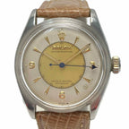 Rolex Oyster Perpetual Bubble Back Gold Silver Watch