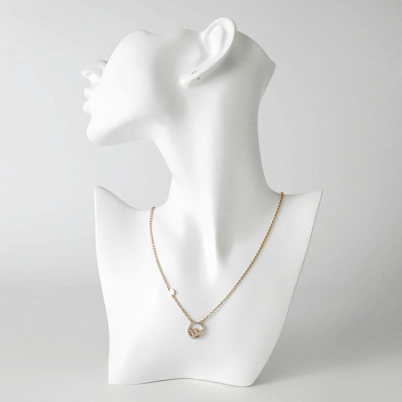 Fendi Necklace F Is Soft White Gold — view 6