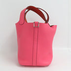 Hermes Picotin Lock PM Eclat Rose Azalea Terbatie Taurillon Clemence — view 5