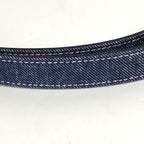 Hermes Belt Jean 18Kelly Denim Blue — view 5