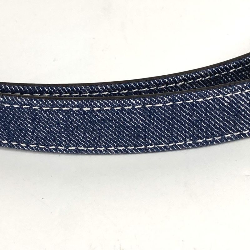 Hermes Belt Jean 18Kelly Denim Blue — view 5