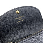 Louis Vuitton Coin Case Porte Monnaie Rosalie Monogram Empreinte Noir — view 9