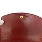 Chanel Bifold Wallet Red Coco Mark — view 8