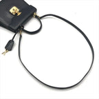 Gucci Ladylock Leather 2-Way Bag Navy Gphardware Bag — view 8