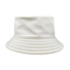Hermes Hat Bucket Harper Emile Size 58 Cotton White Navy — view 4