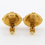Chanel Coco Mark Vintage Gold Plated 97 a 20.2 g Earrings — view 5