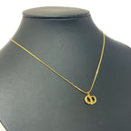 Christian Dior GP CD Logo Necklace Gold — view 3
