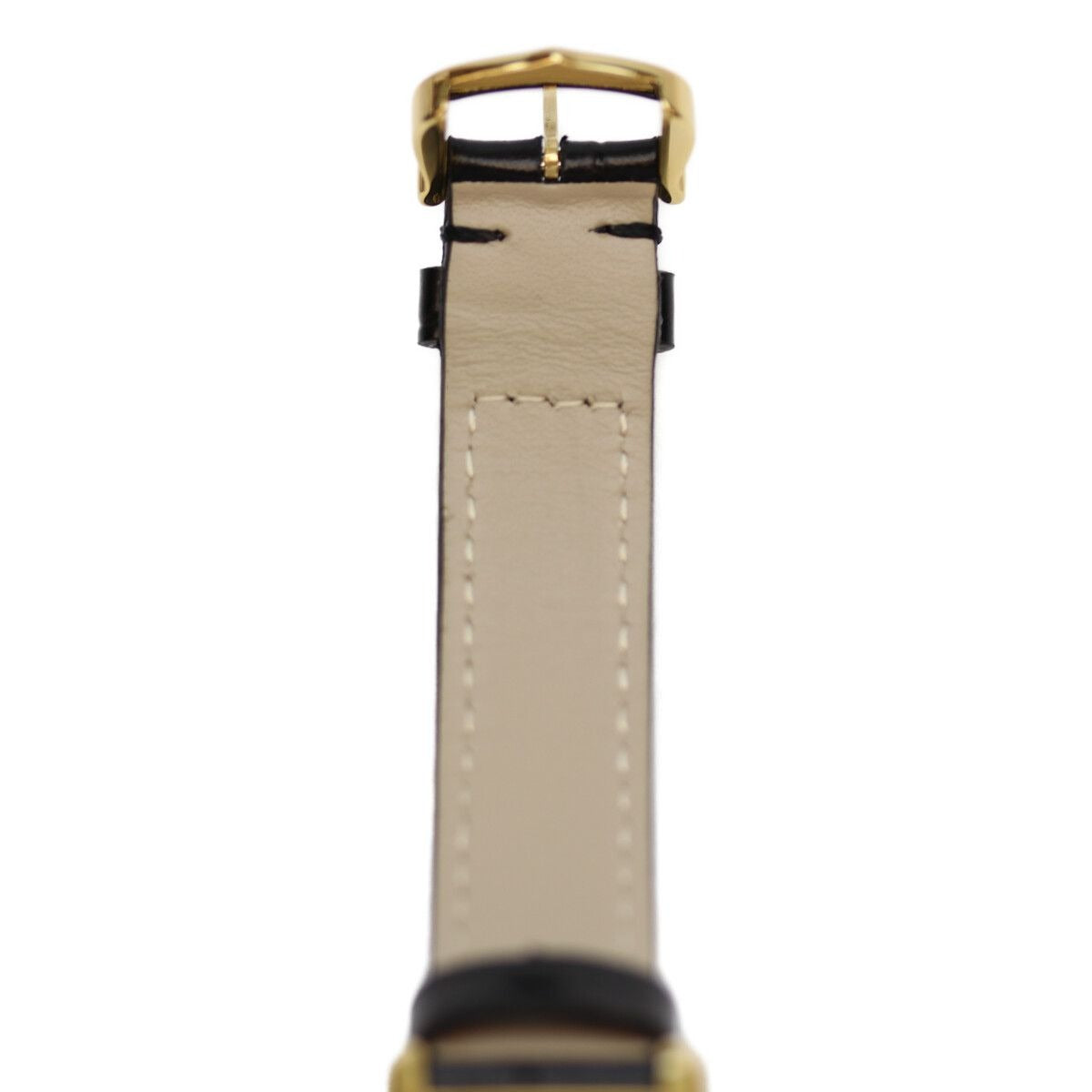 Cartier Watch Vintage Must Tank 76-81 Vermeil SM Roman Ivory Dial Manual Winding Leather — view 7