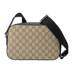 Gucci Shoulder Bag GG Supreme Beige Black — view 2