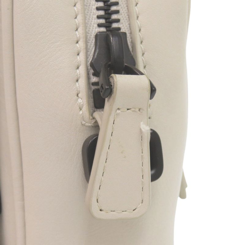 Bottega Veneta Reggello Leather Ivory Shoulder Bag White 0413 — view 6