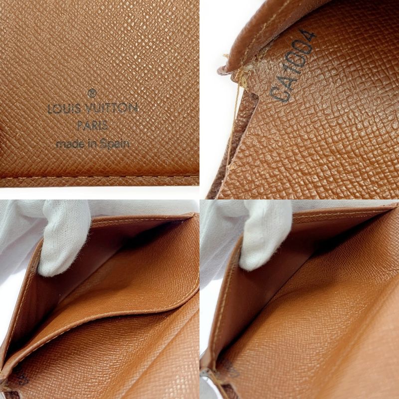 Louis Vuitton Monogram Porte Monnaie Vieviennois Brown Bifold — view 8
